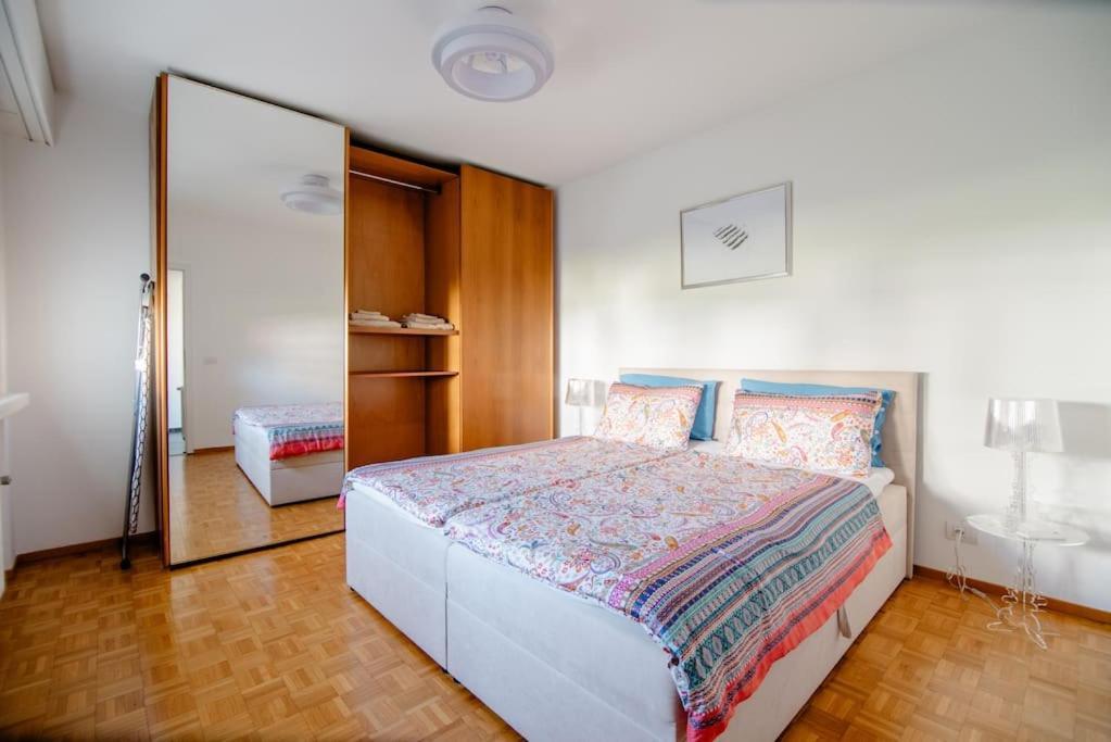 Lugano Ferienwohnung Naehe Vom See Mit Swimmingpool & Sauna Paradiso Esterno foto